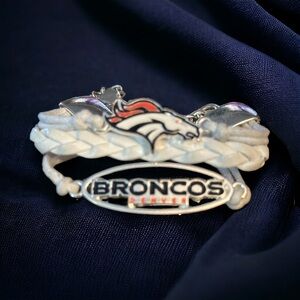 Denver Broncos multi strand leather bracelet